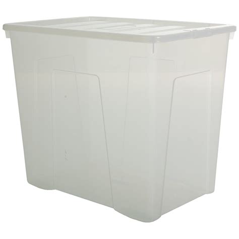 StorageWorks Storage Basket with Lid, 160 Liter Storage Box, 